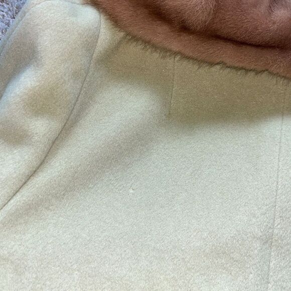 Vintage Late 1950's - Early 1960's Cashmere and Mink ￼Coat Unbranded - Picture 15 of 15